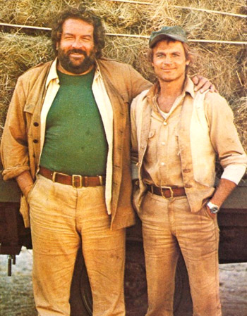 Why are Bud Spencer and Terence Hill such big heroes in Budapest